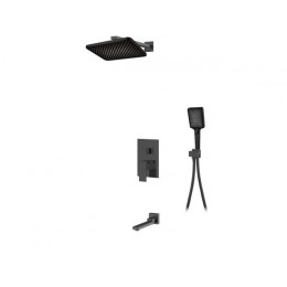 Душевая система (Lt) D35, серия Lily черный, a-five