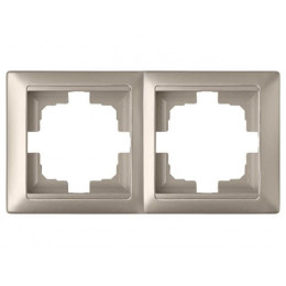 Рамка 2-местная шампань, Стиль, Bylectrica