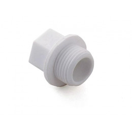 Заглушка резьбовая ПП 3/4" PN25, бел. РТП