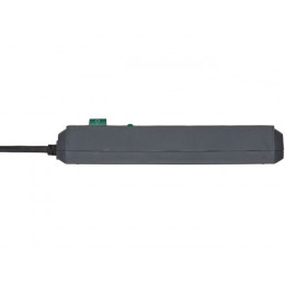Удлинитель / фильтр сетев. 1.5м (3 роз., 3.3кВт, с/з, выкл., ПВС) Brennenstuhl Eco-Line