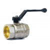 Кран шаровый 1 1/2" вн.-вн. ручка PN25, LD