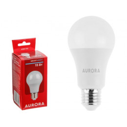 Лампа светодиодная A60 СТАНДАРТ 15Вт 230В E27 6000K AURORA