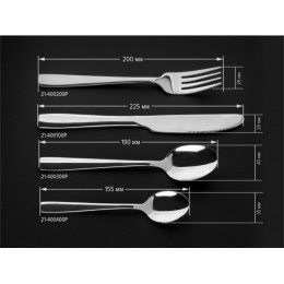 Набор ложек чайных, 4 шт., глянцевый, серия Majestic, PERFECTO LINEA