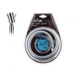 Шланг душевой, SUS/EPDM, 1/2" г-г 150 см, хром, a-five