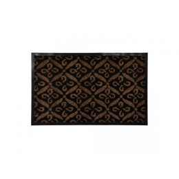Коврик придверный влаговпитывающий, Hall, 50х80 см, коричневый, VORTEX