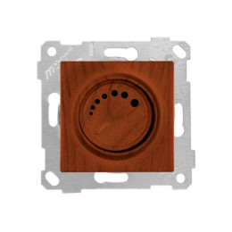 Выключатель поворотный (диммер) (скрытый, без рамки, винт. зажим, 600Вт) вишня, RITA, MUTLUSAN