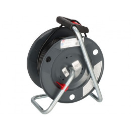 Удлинитель на катушке 50м (4 роз., 3.3кВт, с/з) Brennenstuhl Garant