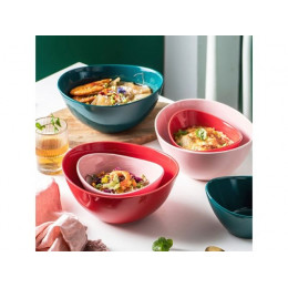 Салатник керамический, 20.5х17.5 см, серия ASIAN, зеленый, PERFECTO LINEA