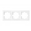 Рамка 3-местная белая, Стиль, Bylectrica