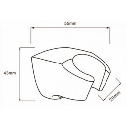 Держатель для душевой лейки E-006 eCON