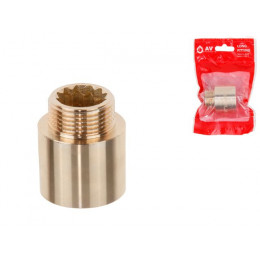 Удлинитель 3/4" вн.-нар. х 25 мм, AV Engineering (инд. упак.)