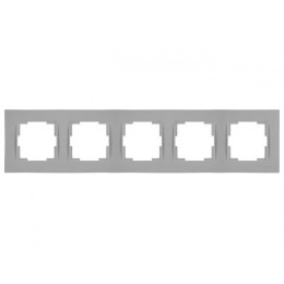 Рамка 5-ая горизонтальная серая, RITA, MUTLUSAN
