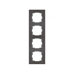 Рамка 4-ая вертикальная дымчатая, RITA, MUTLUSAN