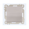 Выключатель 1-клав. двухполюсный (скрытый, без рамки, пруж. зажим) серебро, DARIA, MUTLUSAN