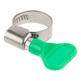 Хомут червячный с ключом "бабочка" 16-25 мм, нерж.сталь (W2) STARFIX