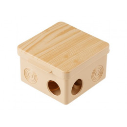 Коробка распаечная ОП 80х80х50мм, сосна, 7 мембр. вх. IP54 ЮПИТЕР