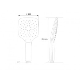 Душевая лейка, 3-функц. A5-018, a-five