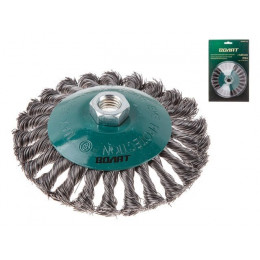 Щетка дисковая косич.125мм/M14 ВОЛАТ