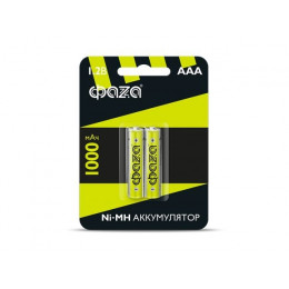 Аккумулятор AAA 1000 мАч 1.2В, блистер 2 шт. ФАZA