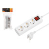 Удлинитель 3м (3 роз., 2,2кВт, с/з, выкл, ПВС 3х0,75) Юпитер