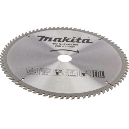 Диск пильный 260х30х2,6 мм 80 зуб. по дереву MAKITA