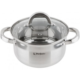 Кастрюля из нерж.стали, 2.4 л, ф 18 x 10.5 см, STARCOOK, PERFECTO LINEA