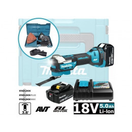Аккум. многофункциональный инструмент (реноватор) MAKITA LXT DTM 52 RTJX1 MAKPAC