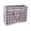Сумка хозяйственная на молнии, в клетку, 80х60х30 см, PERFECTO LINEA