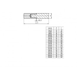 Петля гаражная с шаром 28х120 б/п STARFIX