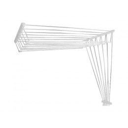 Сушилка для белья потолочная стальная 1,8 м, 7 стержней, белая, PERFECTO LINEA