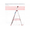 Лестница-стремянка алюм. проф. 195 см 9 ступ. 10,4кг NV3118 Новая Высота