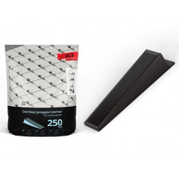 Клин для укладки плитки DLS (250 шт в уп.) системы "СВП - Система выравнивания плитки"