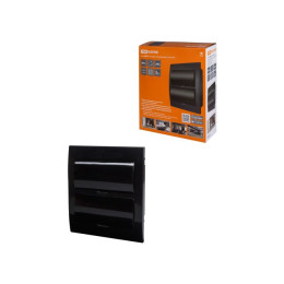 Бокс ЩРВ-П-24 модуля встраиваемый пластик IP41, Антрацит TDM