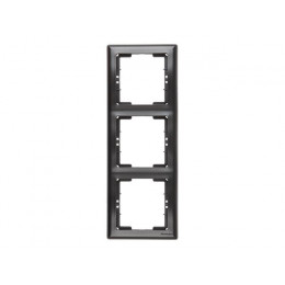 Рамка 3-ая вертикальная дымчатая, DARIA, MUTLUSAN