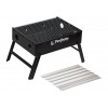 Мангал-барбекю складной с решеткой, 35х27х23 см, сталь, PERFECTO LINEA