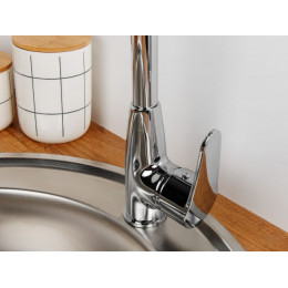 Смеситель для кухни (Lt) D40, серия Crocus хром, a-five