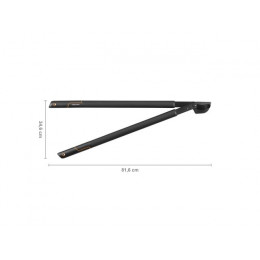 Сучкорез плоскостной L38 FISKARS SingleStep c загнутыми лезвиями большой