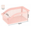 Корзинка 26х15х12 см, KLINKO, коралл, PERFECTO LINEA