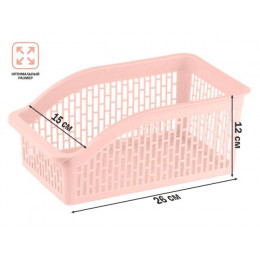 Корзинка 26х15х12 см, KLINKO, коралл, PERFECTO LINEA