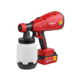 Аккум. краскораспылитель WORTEX CPS 1810 в кор. ALL1 XLT SET 18В, 1 акк., 4 Ач, 700 мл/мин, 1 л б