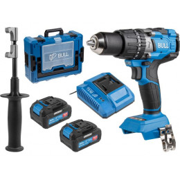 Аккум. дрель-шуруповерт BULL SR 1805 Xcase XLTpro, 2х4 А*ч, БЕСЩЕТ., 18 В, 120 Н*м, БЗП(мет.) 13 мм