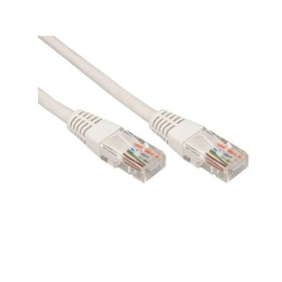 Пaтч-корд 10м U/UTP, CAT 5e, RJ45-RJ45, PVC серый REXANT