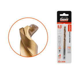 Сверло по металлу шестигр. 6.0х57х112 мм HSS-G TIN GEPARD