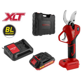 Аккум. секатор WORTEX CBS 2535-1 в чем. БЕСЩЕТ., 18 В, ветки до 35 мм, 1х2 А*ч