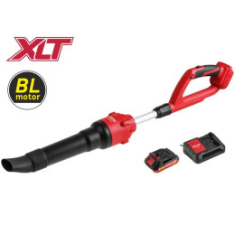 Аккум. воздуходувка WORTEX BB 2018-1 D ALL1 XLT SET 18В, БЕСЩЁТ., 162-450 м.куб/ч, 72-190 км/ч