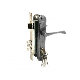 Замок врезной Зенит ЗВ4-85.3 (серебро)