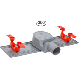 Сливной трап горизонтальный D 50, реш. нерж., сухой затвор, 63х400мм, AV Engineering