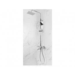 Душевая термостатическая система с изливом (Lt), серия THS хром, AV Engineering