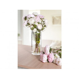 Ваза для цветов, стеклянная, 25х10 см., серия Crystal, PERFECTO LINEA