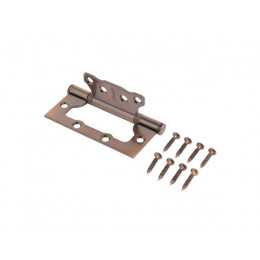 Петля накладная без врезки СТАНДАРТ 100х75х2,5мм 2BB AC медь